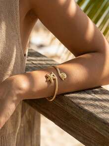 Vòng tay trang sức nữ, vòng tay vàng đi biển, phụ kiện cần thiết cho kỳ nghỉ hè ở bãi biển. - Nhiều màu - Xem 5