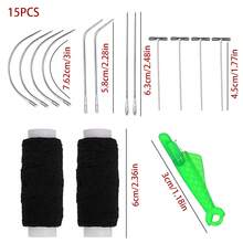 15/6pcs Wig Making Sewing Kit, Includes 2 Rolls Sewing Thread, Needle Threader, C/J/T/I Needles For Wig Making, Wig Repair, Leather, Canvas, Carpet Repair, Handmade DIY Knitting And Crafts Precision Stitching And Weaving - View 4
