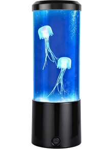Jellyfish Lamp Jellyfish Night Light Table Lamp With 7 Color Changing Atmosphere Light Decorative Gift Lamp - 水母燈 - 查看 12