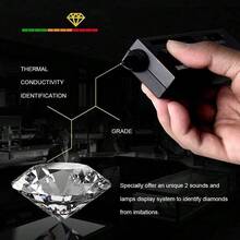 Diamond Tester, High Precision Jewelry Diamond Tester Professional Diamond Tester Pen Jeweler Tool, Suitable For Novices And Experts (Black Diamond Tester) - black - View 8