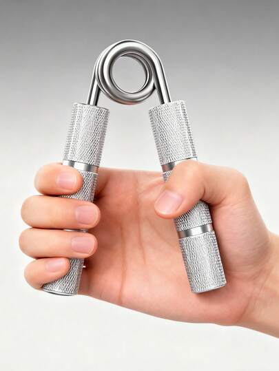 قوة القبضة للرسغ والساعد، قابض معدني مانع للانزلاق للرجال والنساء، معدات تدريب قوة العضلات اليدوية للجيم المنزلي، هدية لياقة بدنية للرجال