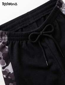 Boys' Winter Camouflage Print Outfit - màu đen - Xem 6