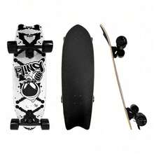 Patineta De Madera, Edición Joker Verde Plateado - Negro - Ver 1