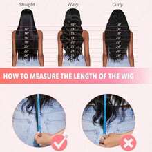 180% Bone Straight Full Transparent Lace Front Human Hair Wigs 13*4 Transparent Lace Frontal Wig 8- 40 Inch Hair Wig - Natural Black - View 11