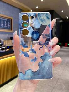 1个海洋元素蝴蝶结设计安卓手机壳，精准开孔摄像头保护，适用于三星Galaxy S25 Ultra/Galaxy S24 Ultra/S24/S23 Ultra/A56 5G/A55 5G/A52s 5G/A26 5G、Nothing、Pixel、INFINIX、小米Redmi等手机，提供保护套。 - 彩色 - 查看 2