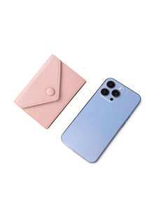 CHARM INFINITE Litchi Embossed Multiple Card Slots Flap Button Decor Card Holder Card Holder Wallet Business Card Holder Credit Card Holder Card Holder Women For Women Wallet Mini Wallet Purse Wallet Card Wallet Rfid Wallet - Pink - View 7