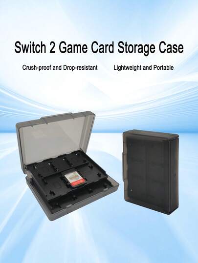(2025), Switch OLED, Switch, Switch Lite Game Card Storage Case, Multi-Slot Design, Internal Silicone Anti-Slip, Protective For Game Cards