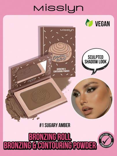  MISSLYN-Cinnadream Contouring Powder, Smooth And Blendable Texture, Ultra-Fine And Long-Lasting, Cool-Toned For Natural Makeup Look, Face Sculpting Powder, Moisturizing And Nourishing, Infused With Murumuru Butter Blend