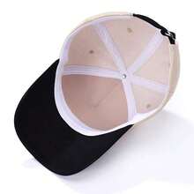 Mommin Trucker Hat Vintage Two-Tone Trucker Hat Adjustable Baseball Cap With Mommin Embroidery Ponytail Fit Unisex Outdoor Casual Headwear. - Black - View 5