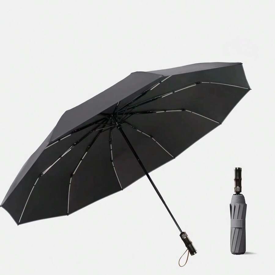 Umbrellas And Rain Hat Umbrellas - Gris - View 1