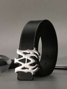 Thắt lưng nam đa năng, khóa trơn, kiểu dáng công sở thường ngày, màu đen, bản rộng, thời trang cho sinh viên. - Nhiều màu - Xem 9