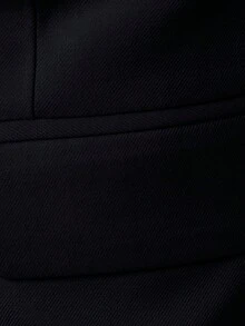 Groomsmen Men's Business Casual Single-Breasted Suit Jacket - Black - View 6