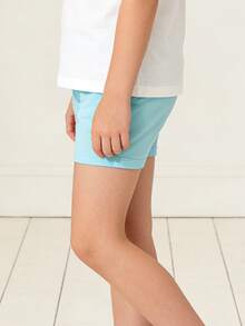 10 piezas/paquete Pantalones cortos de unicolor para niñas, Leggings de color caramelo, Calzones de estilo básico, Pantalones cortos de , Adecuados para todas las estaciones - Multicolor - Ver 6