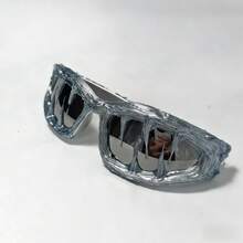 1 Pc Fashionable Dark-Style Gothic Epoxy-Coated Punk-Style Riveted Fashion Glasses - 款式6 - 查看 11