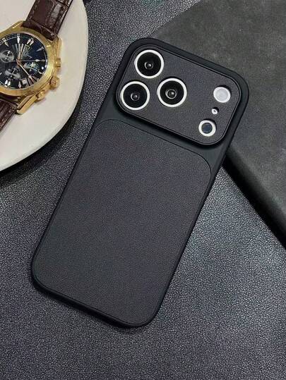 Minimal Outfit! Lightweight, Skin-Friendly, And Shock-Resistant Phone Case With A Clean, Luxurious Feel. Clean Luxe! Minimalist Leather Patchwork Phone Case. Vintage-Inspired Leather Patchwork Phone Case. Professional Vibe! Business-Style Patchwork Phone Case With Precise Cutouts, Anti-Drop Protection, Compatible With IPhone 11/12/13/14/15/16/16 Pro Max. Protective Phone Case With Camera Cutout, Comfortable Grip, Compatible With IPhone 17/17 Pro/1 Pro Max/Air.