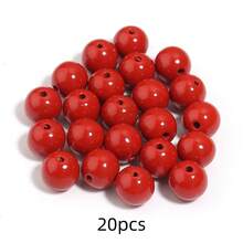 10-80顆頂級天然紅朱砂石珠 4-10mm 高品質寶石珠 DIY珠飾手鍊項鍊耳環用 - 硃砂石 - 查看 11
