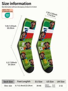 1 Đôi tất in hình mặt theo yêu cầu, tất in ảnh theo yêu cầu, tất in hình tùy chỉnh, tất in hình mặt hài hước cá nhân hóa, tất in hình theo yêu cầu, in bất kỳ khuôn mặt nào lên tất, quà tặng kỷ niệm, quà tặng Valentine, quà tặng sinh nhật, quà tặng đám cưới, quà tặng Ngày của Mẹ, quà tặng Ngày của Cha, quà tặng bạn thân - Nhiều màu - Xem 6