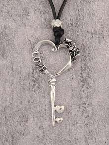 1条波西米亚银色合金圆盘项链，时尚串珠长链，适合休闲或派对佩戴，可作为送给母亲、女朋友或男朋友的礼物 - 串珠 - 查看 5