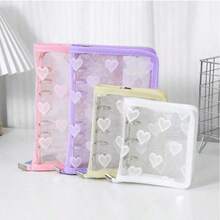 A5/A6/M5 Transparent Lace Heart Binder Set, Includes Binder Cover And Refill Pages, PVC Material, Can Be Used As Photo Storage Bag, Money Wallet, Planner, Notebook, Album, Office & School Supplies, Back To School - Multicolor - View 2