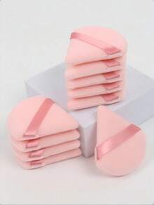 11/25pcs Triangle Makeup Sponges And Puffs, Reusable Soft Velvet Makeup Powder Puffs, Foundation Makeup Sponges For Face And Body, Loose Powder, Dry Makeup Tools - Multicolor - View 4