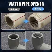 4-In-1 Pipe Wrench, 4-In-1 Pipe Threading Tool, Dual Function Pipe Threading Cutter Tool, Suitable For PVC/Plastic Pipe Internal And External Threading - Portable - View 9