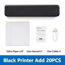 Marklife A4纹身打印机 X8 迷你便携式蓝牙A4纹身纸打印机,适用于DIY纹身,可用于办公室和小型企业 - 彩色 - 查看 11