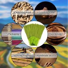 12.6英寸天然柠檬香薰棒，燃烧时间更长，适合瑜伽、冥想、居家和办公场所使用。 - 檸檬薰香 - 查看 6