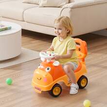 Kids Push Ride-Ons - Modell Mit Rückenlehne, Cartoon-tiere - View 10