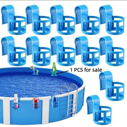 Multi-Function Cup Holder & Soap Dispenser Rack For Swimming Pool, Beer Cup Holder, Drink Holder