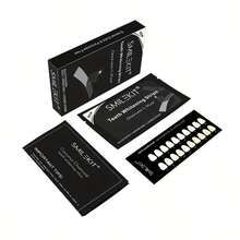 7-8-10-14-15-21 pares de tiras de blanqueamiento dental de carbón de bambú, limpieza profunda, aliento fresco, blanqueamiento dental, uso diario, cuidado oral, tiras dentales, sabor a menta - Tiras blanqueadoras de dientes con carbón de bambú - Ver 9