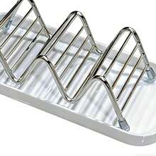 1pc Stainless Steel Soap Dish With Tray, Wavy Multi-Function Bathroom Storage Rack, Soap Holder - Soap Dish - View 6