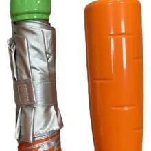 Sombrilla Con Forma De Verdura Y Protección Solar Upf 50+ - Zanahoria - Ver 10