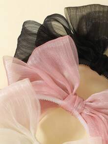 1Pcs Sweet Bow Hairbands Double Layered Bangs Princess Headband for Girls Safe Children's New Hair Accessories Birthday Gifts - 5115-4 - Ver 3
