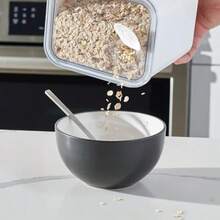 InterDesign iDesign - Bote hermético mediano para cocina con tapa extraíble 4 unidades color blanco - blanco - Ver 7