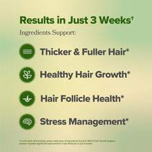 Women's Hair Vitamln Capsules With Lustrlva, Saw Palmetto & Holy Basil | Hair Wellness Nutrient Blend | Daily Supplement | 30 Capsules (3 Bottles) - 3 Bottles - 查看 2
