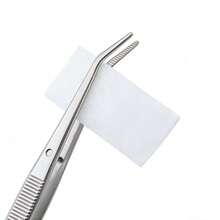 Precision Manual Tweezers With Serrated Anti-Slip Top Design, Professional Curved Precision Tweezers, Comfortable Grip Tweezers, Multi-Function Tweezers Set - C-Silver - View 5