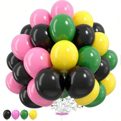 28pcs Pink & Green Balloon Set, 10inch Latex Balloons, Perfect For Weddings, Birthdays, Anniversaries, Graduations & More - Multipurpose Indoor Celebration Decor, Birthday Balloons