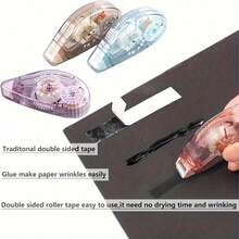 5PCS Silent Correction Tape, Large Capacity Value Pack For Students, White Out Tape, Smooth Rewrite Ribbon, Instant Error Correction, Durable & Non-Breaking, Premium Quality Stationery For School Study, Office Work And Daily Writing Modification, Portable Design, Strong Coverage, Clean & Tidy Application, Authentic Stationery Supplies - Correction Tape - View 9