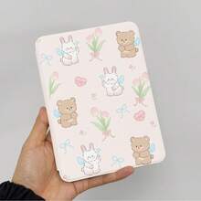 Kindle Reader Protective Case, Cute Rabbit & Bear Pattern, Book-Style Double-Sided Printing, Compatible With Kindle Paperwhite 5th/6th/7th, Paperwhite 10th/11th/12th, Kindle (Colorsoft)/10th/11th/12th And Other Popular Models, Kindle Case/Kindle Accessories - Multicolor - View 9