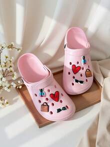 Dép xăng đan hình gấu dễ thương mới, kiểu dáng tối giản, thoáng khí, nhẹ, đa năng, chống va chạm, thích hợp mang trong nhà và ngoài trời dành cho nữ. - Rìu Hồng - Xem 3