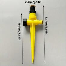 360° Adjustable Automatic Lawn Sprinkler Head - PET Material, Thread Standard, In-Ground Watering System For Efficient Garden & Yard Irrigation - A - View 3