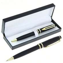 High End, Simple And Atmospheric Business Office Pens, Business Gifts, Rotating Design, Suitable For Office, Writing, And Multi Scenario Use. - Sets - View 2