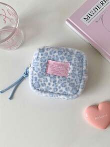 豹纹卫生巾收纳包，可爱女士卫生巾包，手拿包，旅行收纳袋，口红收纳包，洗漱包，化妆品收纳包，旅行必备品，送给女性朋友的完美节日礼物。 - 彩色 - 查看 14