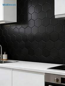 4pcs/10pcs/20pcs Large Hexagonal Self-Adhesive Kitchen Wall Tiles - Waterproof, Stain-Resistant, Easy To Peel And Replace - Large Hexagonal Series - View 3