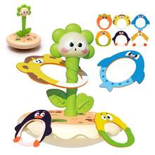 Educational Animal Ring Toss Toy - Exercises Hand-Eye Coordination, Colorful Animal Recognition, Fun Throwing To Stimulate Curiosity, Suitable For Ages 3 And Up, A Developmental And Educational Gift - Multicolor - View 8