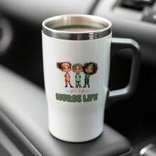 12pcs/Set Of Cute Nurse Pattern UV DTF Transfer Stickers, Suitable For Mugs, Water Cups, Water Bottles, Crafts, Art - Easy To Apply Craft High Viscosity UV DTF Transfer Paper (Mugs Not Included, Only Transfer Stickers Included) - Multicolor - View 6