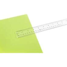 Acrylic Ruler, Easy-To-Read Markings, Scratch-Resistant Design, Raised Beveled Edges, Crafting, Office, Classroom, Back To School Supplies, 12-Inch - 1 - View 6