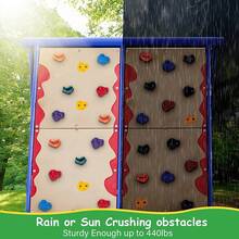 10/20x Climbing Stones Bolt On Climbing Frame Wall Hold Rock Grip Mix-Color - 不含螺絲 - 查看 2