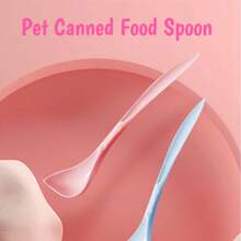 Bộ 3 muỗng nhựa cán dài dùng cho thức ăn đóng hộp cho thú cưng, muỗng chống dính dùng cho thức ăn ướt của chó mèo, muỗng bền dùng cho thức ăn đóng hộp, dụng cụ cho ăn cho thú cưng. - Một kích cỡ phù hợp cho tất cả - 3 chiếc (màu sắc được gửi ngẫu nhiên) - Xem 5