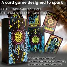 Bộ bài Tarot Neon Tối Giản Tinh Tế - 78 lá, Thích Hợp Cho Các Buổi Tụ Họp Gia Đình/Bộ Sưu Tập Nghệ Thuật/Các Hoạt Động Gia Đình, Nghệ Thuật Cao Cấp, Thiết Kế Neon Tối Giản Phổ Biến, Chất Liệu Neon Cao Cấp, Thích Hợp Cho Các Nhà Sưu Tập Nghệ Thuật, Người Yêu Thích Tarot, Người Yêu Thích Neon Tối Giản, Người Yêu Thích Hoạt Động Gia Đình, Người Hiểu Biết Nghệ Thuật. - Neon tối giản - Xem 5